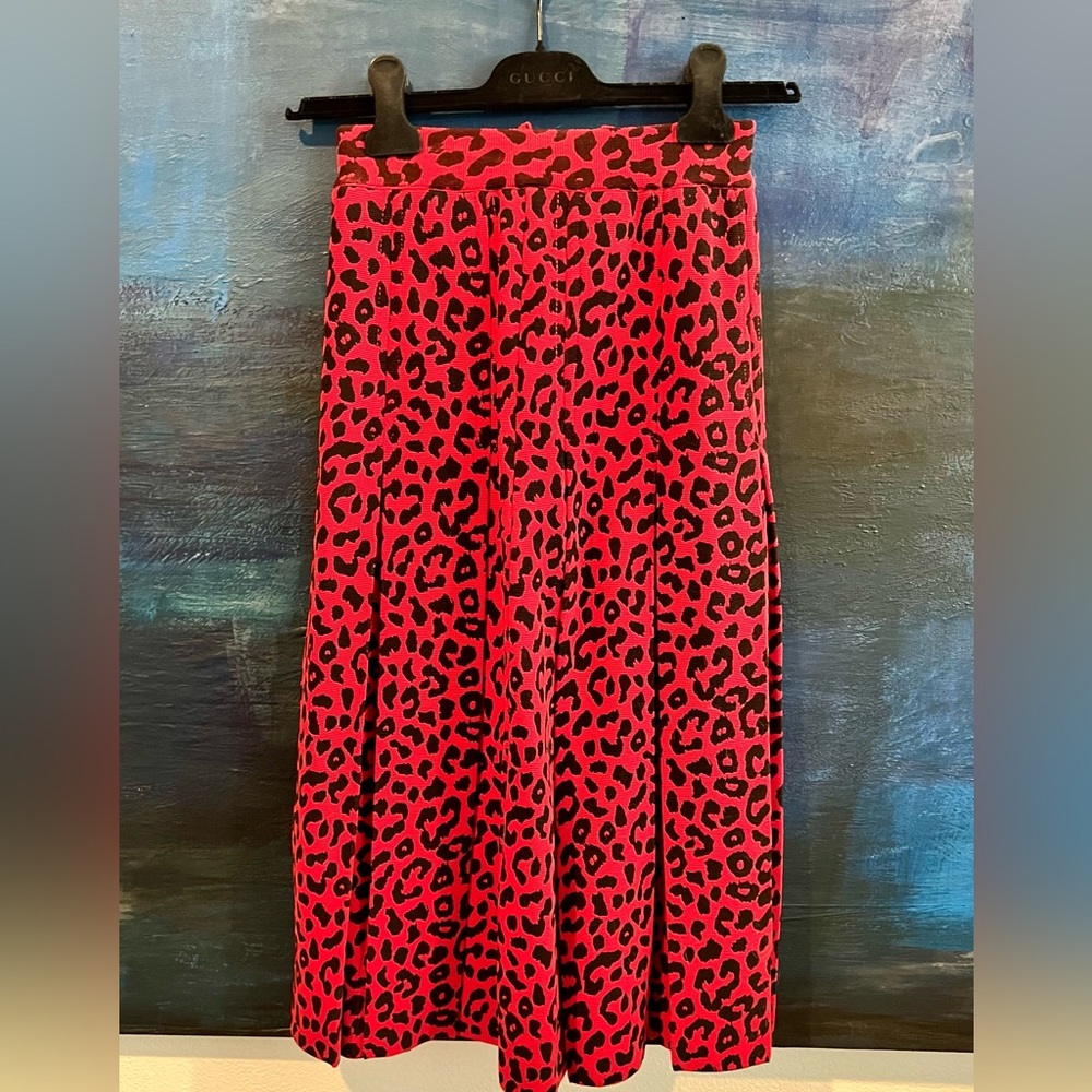 NWT Gucci Leopard Print Skirt - Picture 7 of 12